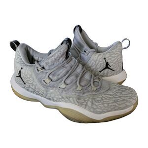 Jordan Super Fly 2017 Low Mens 8.5 Wolf Grey Basketball Sneakers AJ2664-003